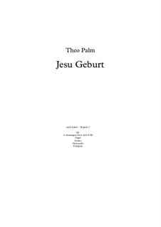 Jesus' birth: Jesus' birth by Theo Palm