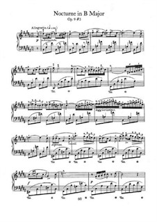 No.3 in B Major: Para Piano by Frédéric Chopin