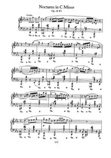 Nocturnes, Op.48: No 1 em C menor by Frédéric Chopin