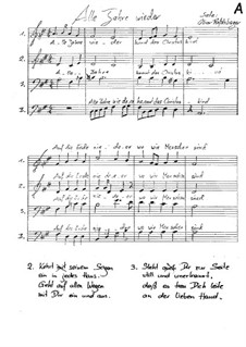 Alle Jahre wieder: SATB by Friedrich Silcher