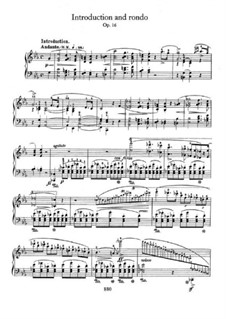 Rondo in E Flat Major, Op.16: Para Piano by Frédéric Chopin