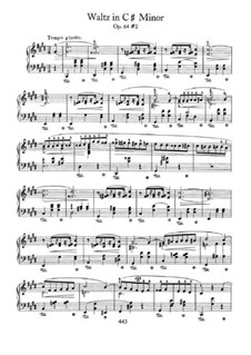 No.2 in C Sharp Minor: Para Piano by Frédéric Chopin