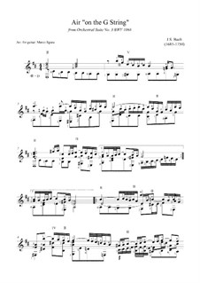 Aria: versão para guitarra by Johann Sebastian Bach