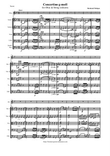 Concertino g-moll, version for Oboe and String orchestra: Concertino g-moll, version for Oboe and String orchestra by Bernhard Molique