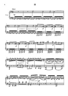 Sonate No.9 for piano: movimento II by Vladimir Polionny