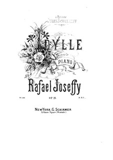 Idyll, Op.25: para um único musico (Editado por H. Bulow) by Rafael Joseffy