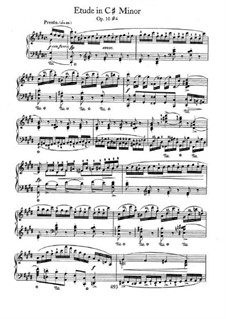 No.4 in C Sharp Minor: Para Piano by Frédéric Chopin