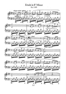 No.9 in F Minor: Para Piano by Frédéric Chopin