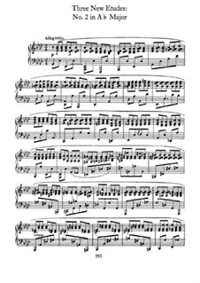 Trois nouvelles études, B.130 KK IIb/3: No.2 em A flat maior by Frédéric Chopin