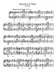 Mazurkas, Op. posth.68: No 3  by Frédéric Chopin