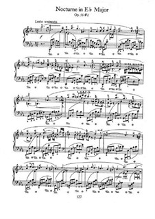 Nocturnes, Op.55: No.2 in E Flat Major by Frédéric Chopin