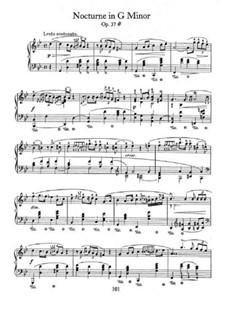 Nocturnes, Op.37: No.1 em G menor by Frédéric Chopin