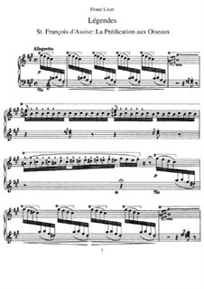 Cantico del sol di San Francesco d'Assisi, S.4: Para Piano by Franz Liszt