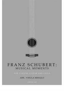 Six Musical Moments, D.780 Op.94: Musical moment No.3, for string orchestra by Franz Schubert