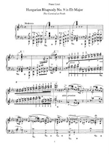 No.9 in E Flat Major, S.244: Para Piano by Franz Liszt