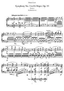 Complete set: Version for piano by F. Liszt by Ludwig van Beethoven