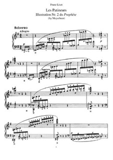 Illustrations on Themes form 'The Prophet' by Meyerbeer, S.414: No.2 Les patineurs by Franz Liszt
