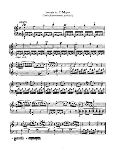 Sonata for Piano No.10 in C Major, Hob.XVI/1: para um único musico (Editado por H. Bulow) by Joseph Haydn