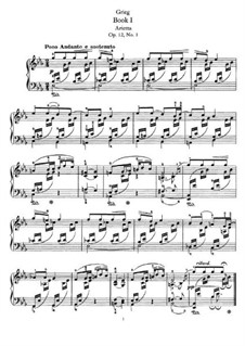 Lyric Pieces, Op.12: set completo by Edvard Grieg