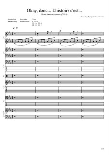 Okay, donc... L'histoire c'est: partitura completa by Konstantin Tyufyakin