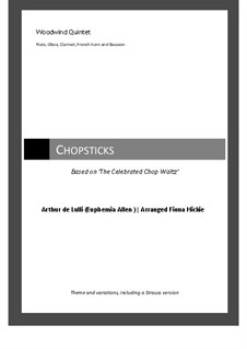 Chopsticks: For wind quintet by Euphemia Allen