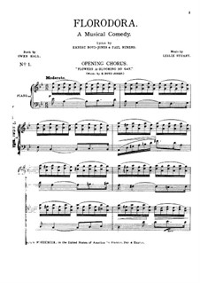 Florodora: para solistas,coral e piano by Leslie Stuart
