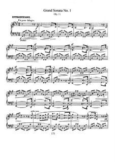 Sonata No.1 in F Sharp Minor, Op.11: Para Piano by Robert Schumann
