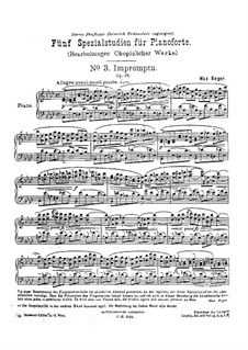 Impromptu No.1 in A Flat Major, Op.29: Para Piano by Frédéric Chopin