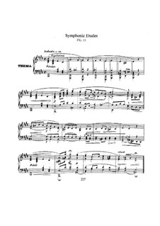Symphonic Etudes, Op.13: set completo by Robert Schumann