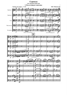 Serenade for String Orchestra, TH 48 Op.48: movimento I by Pyotr Tchaikovsky