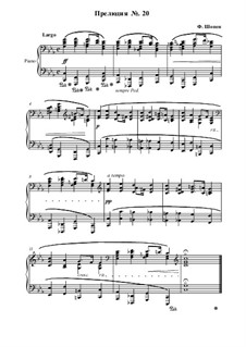 No.20 in C Minor: Para Piano by Frédéric Chopin
