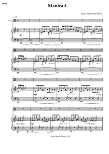 Mantra 4 - for Viola and Piano: Mantra 4 - for Viola and Piano by Jason Sullivann