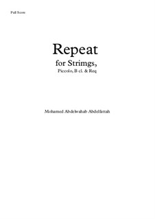 Repeat, Op.73a: Repeat by Mohamed Abdelwahab Abdelfattah