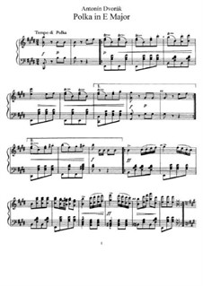 Polka in E Major, B.3: Para Piano by Antonín Dvořák