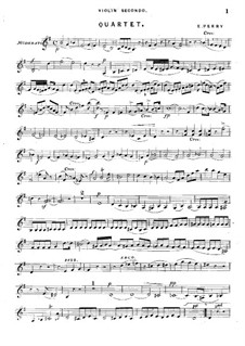 String Quartet in G Major: violino parte II by Edward Baxter Perry