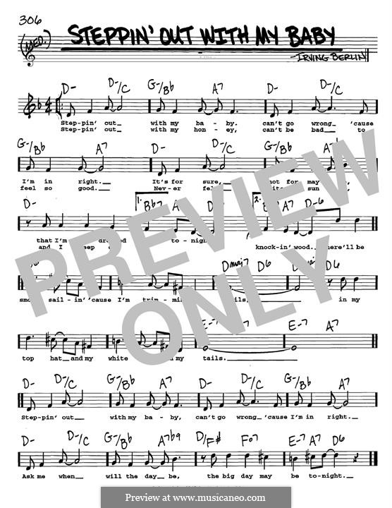 Steppin' Out with My Baby: For any instrument by Irving Berlin