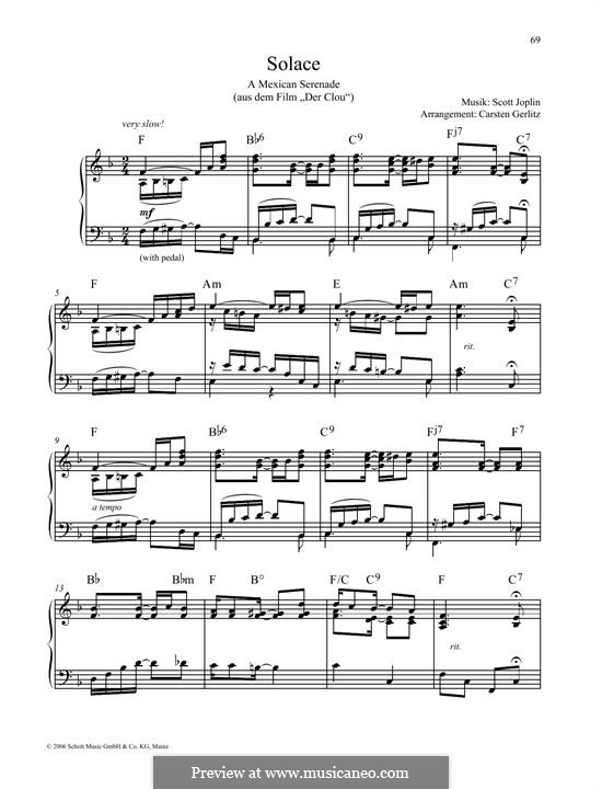 Solace: Para Piano by Scott Joplin