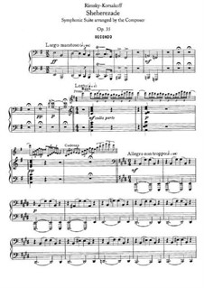Complete set: para piano de quadro mãos by Nikolai Rimsky-Korsakov