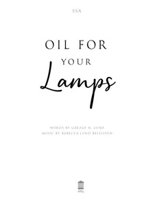 Oil For Your Lamps (SA): Oil For Your Lamps (SA) by Rebecca Belliston