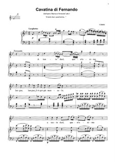 Bianca e Fernando: Act I, A tanto duol, quest'anima. Cavatina Fernando by Vincenzo Bellini
