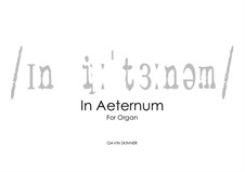 In Aeternum: In Aeternum by Gavin Skinner