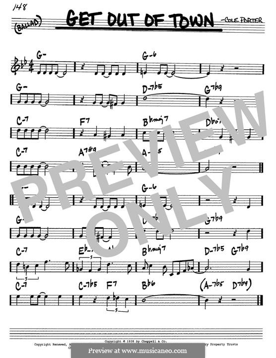 Get Out of Town: Para Guitarra by Cole Porter