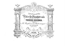 Twelve Waltzes, Op.23: para piano de quadro mãos by Theodor Kirchner