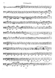 Six String Quartets, Op.2: Quartets No.1-3 – cello part by Rodolphe Kreutzer