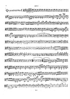 Six String Quartets, Op.2: Quartets No.1-3 – viola part by Rodolphe Kreutzer