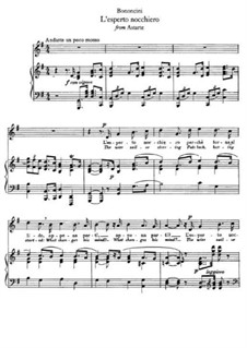 L'espeilo nocchiero: Para vocais e piano by Giovanni Maria Bononcini