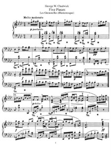 Five Pieces, F.43: Les Grenouilles (Humoresque) by George Whitefield Chadwick