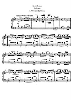 Solace: Para Piano by Scott Joplin
