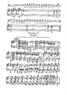 Three Dances: Polka, for voices and piano by Bedřich Smetana