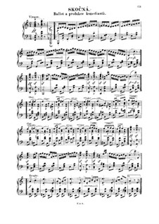 Three Dances: Skočná, for piano by Bedřich Smetana
